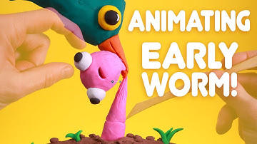 How I Animated This Squishy Claymation Worm! - STOP MOTION Behind The Scenes