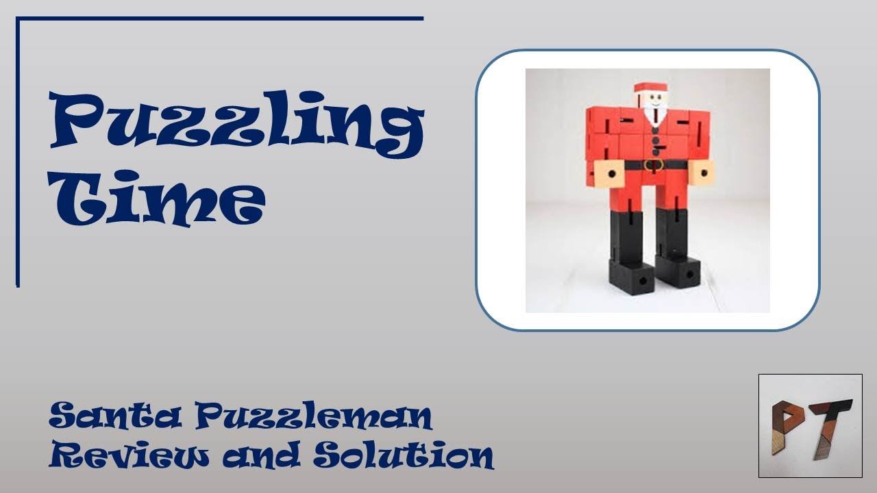 Merry Christmas 2019 - Santa Puzzleman REVIEW and SOLVED - YouTube
