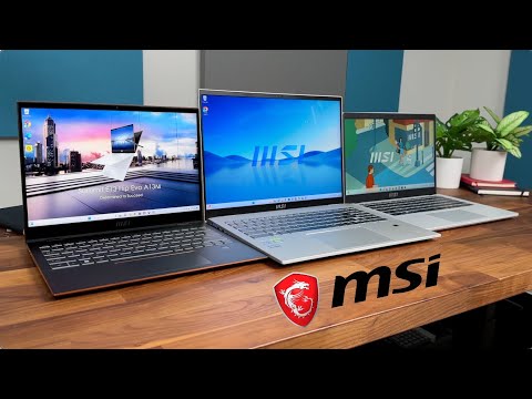 The New MSI Laptops for Business and Productivity!