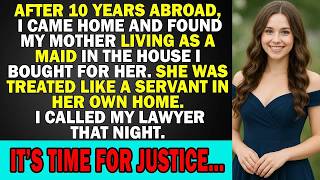 After 10 Years Abroad, I Came Home & Found My Mother Living As A Maid In The House I Bought For Her