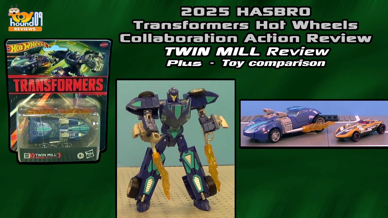 Toyhound09 Review,2025 Transformers Collaboration Hot Wheels Twin