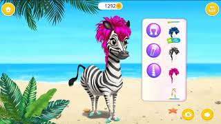 Jungle Animal Hair Salon 2  - Play Tropical Pet Makeover Games - Fun Animals Care Kids Game