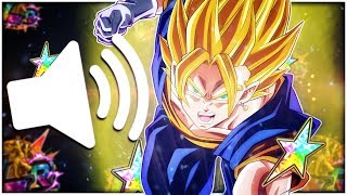 VOICE ACTING IN DOKKAN!! 100% RAINBOW SA20 LR SUPER VEGITO SHOWCASE! DBZ Dokkan Battle