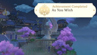 As You Wish | Hidden Achievement | Genshin Impact
