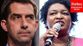 Tom Cotton Accuses Stacey Abrams Of Causing All Star Game Pullout