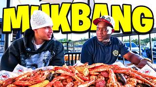 DuB & The Capaholics SEAFOOD Boil Mukbang (ft Johnny) 😂🔥!