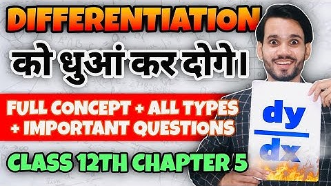 Differentiability | Class 12th Chapter 5 | Concept/Questions/Answers/One Shot | Class 12 Maths