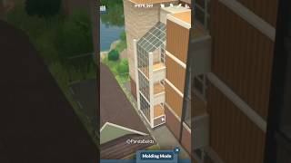 These Glass Balconies changed the whole build! #paralives #speedbuild #apartmentbuilding #lifesim