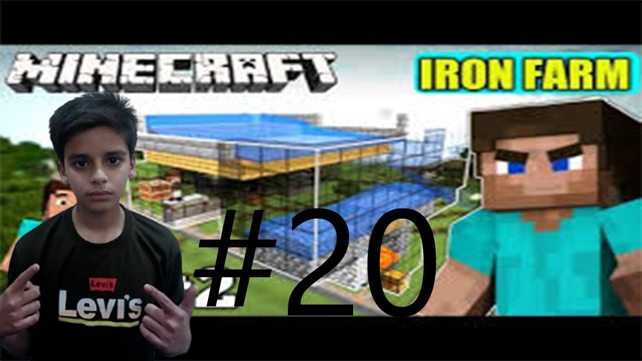 FINALLY I BUILD UNLIMITED IRON FARM | MINECRAFT GAMEPLAY #20 - YouTube