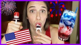 4th Of July Ring Pops and Drink!