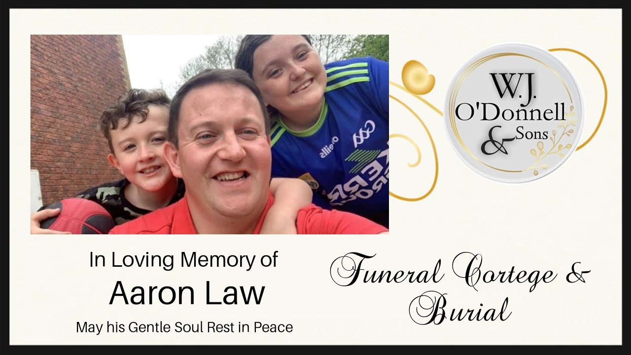 Funeral Cortege & Burial of Aaron Law, Portglenone.
