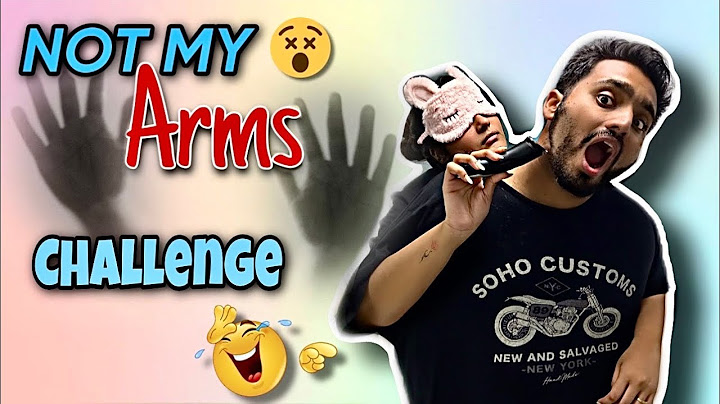 NOT MY ARMS CHALLENGE GONE WRONG😨😱| FUNNY VLOG 😂| NACH