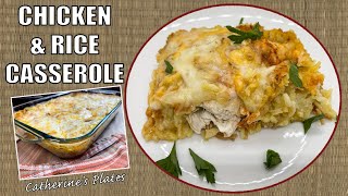 The Creamiest CHICKEN & RICE CASSEROLE | 5 Ingredient Dinner