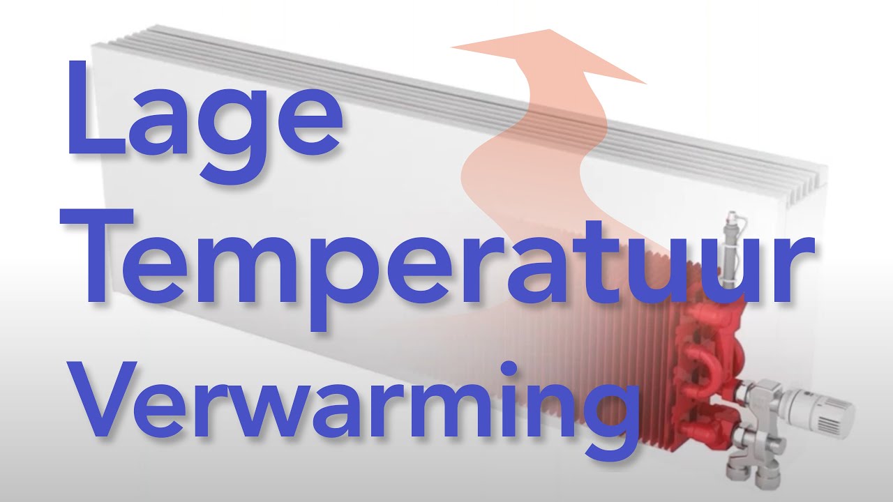 Lage temperatuur verwarming met convectoren