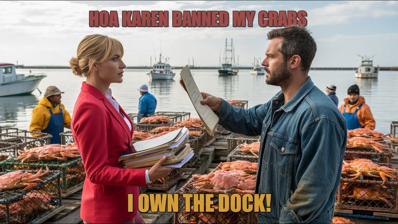 HOA Karen Banned My Crab Sales at the Harbor — Then Froze When I Proved the Dock Was Mine 🦀⚓