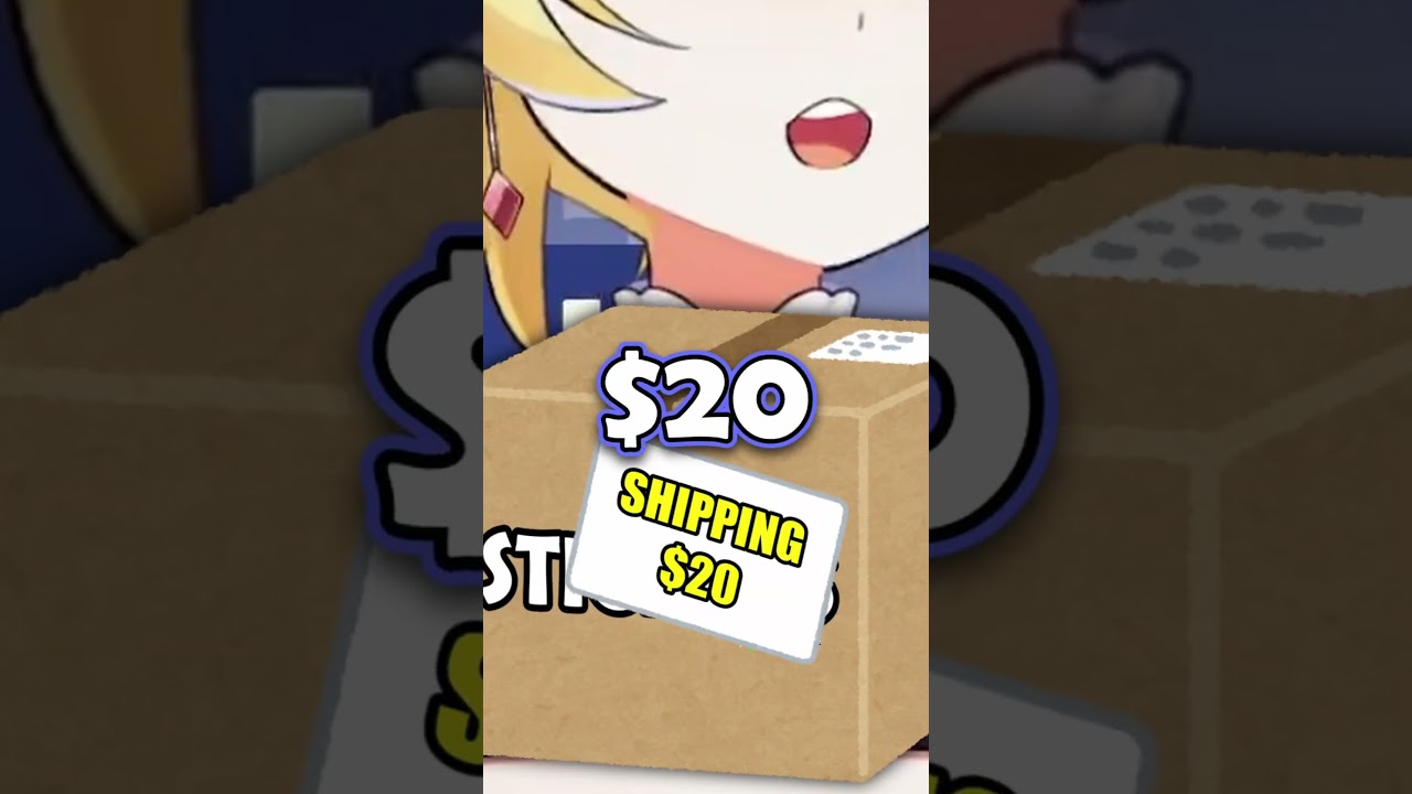 $20 shipping for a STICKER?? #shorts