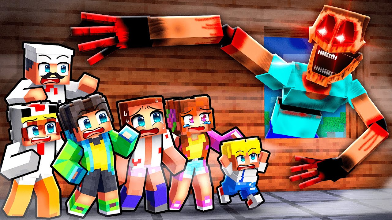 7 AMIS dans la Maison la plus TERRIFIANTE de Minecraft...