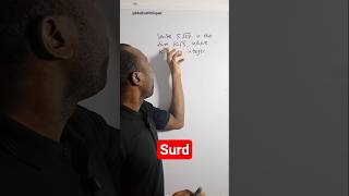Solving Problem involving Surd #surd #integer #gpadlearnmaths #maths