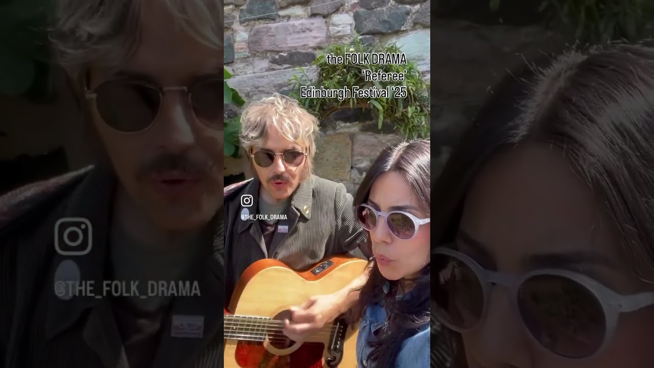 the FOLK DRAMA perform their upcoming single ‘referee’ acoustic 