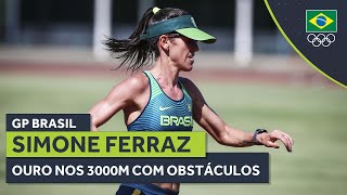 GP BRASIL DE ATLETISMO NITEROI 2024 - Simone Ferraz é ouro nos 3000m com obstáculos