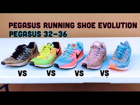 kast Afdeling Onderbreking Evolution Of The Nike Pegasus Running Shoes *32-33-34-35-36 - YouTube