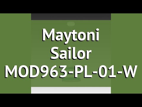 Люстра Maytoni Sailor MOD963-PL-01-W обзор: светильник Maytoni Sailor MOD963-PL-01-W 40 Вт