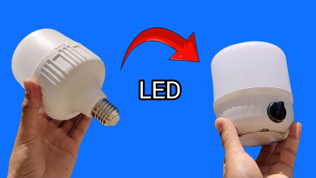 Have you ever come across a broken LED bulb? Today, we'll turn it into a self-charging bulb!