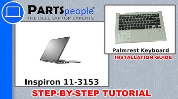 Dell Inspiron 11-3153 (P20T004) Palmrest Keyboard How-To Video Tutorial