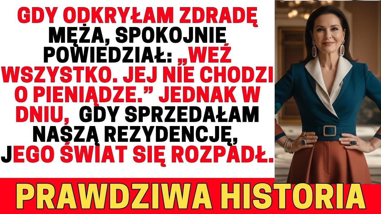 Mój mąż odszedł do innej  Obiecał odejść z niczym  Zamilkł w dniu, gdy ja…