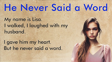 He Broke My Heart Silently ✅ English Learning and Practice (A1–A2 Level) ✅