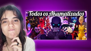 REAGINDO A TODOS OS AKUMATIZADOS DA 5ª TEMPORADA! (VILÕES) | PARTE 5 | HORA CARTOON