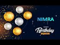 Happy Birthday Nimra 