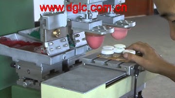 2 color open inktray pad printer