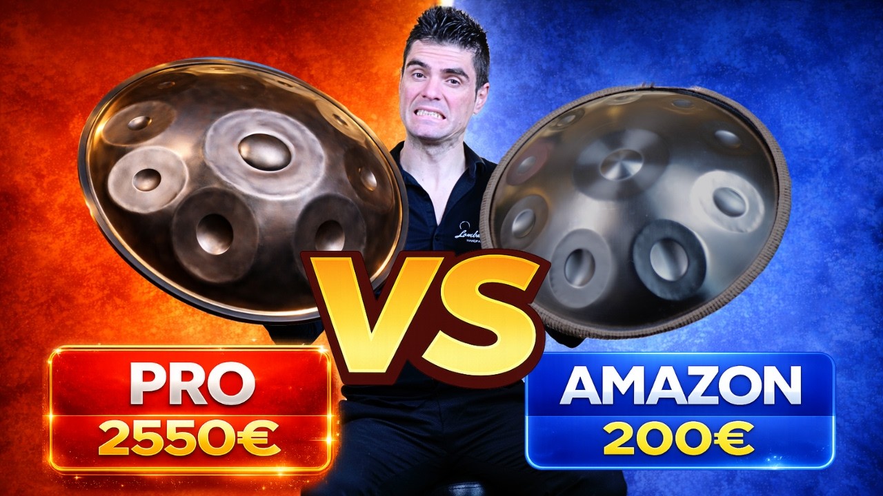 Amazon Handpan за 200 евро против Pro Handpan за 2550 евро – обзор производителя
