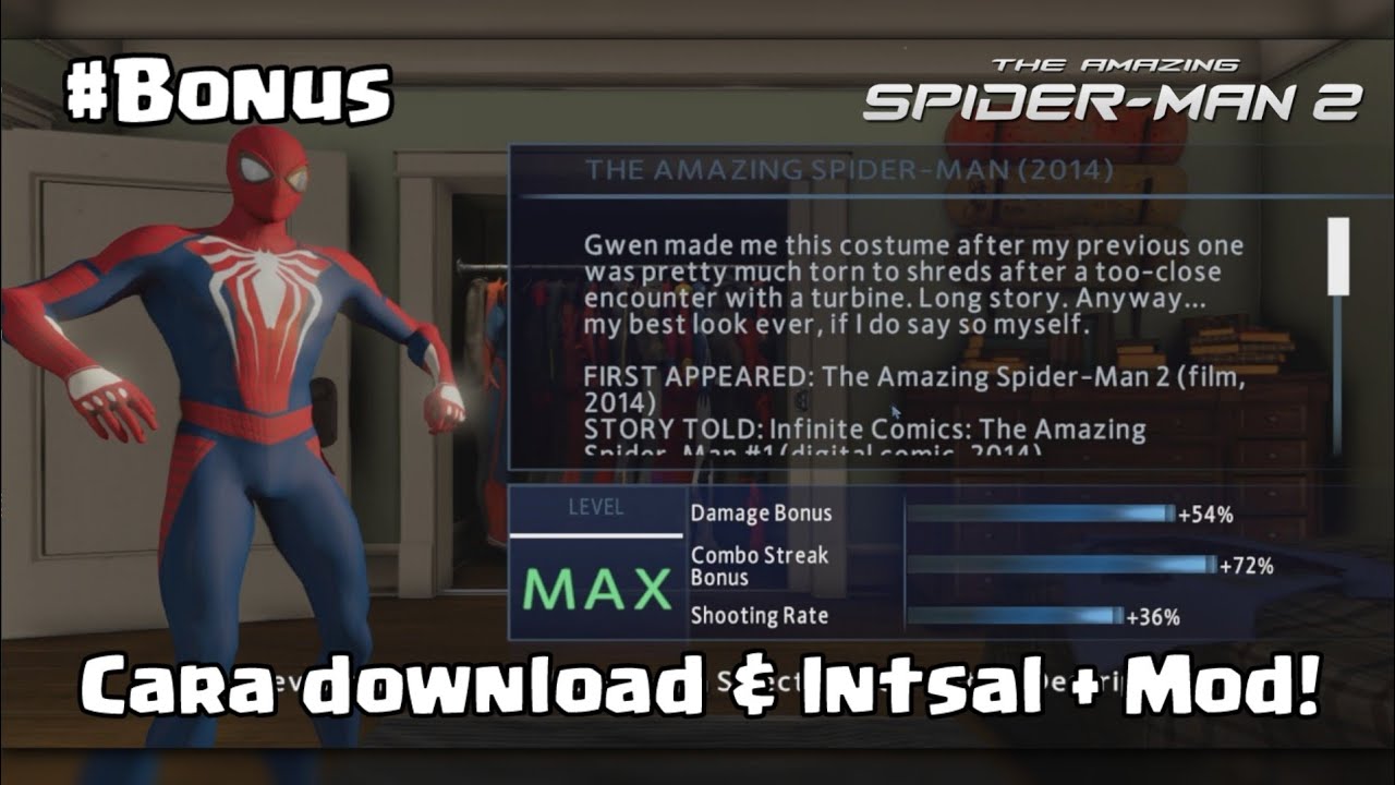 The Amazing Spiderman 2 Indonesia - Cara download & Install + Mod! 