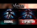 Comparative Venom Let There Be Carnage Stop Motion vs Original Trailer