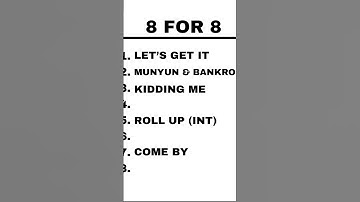 Thumbnail of Day 38 of 44: Posting Every Day Until My Music Project Drops #8for8 #tracklist