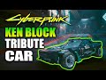 Cyberpunk 2077 KEN BLOCK TRIBUTE CAR Easter Egg (Quadra Type-66 Hoon Location)