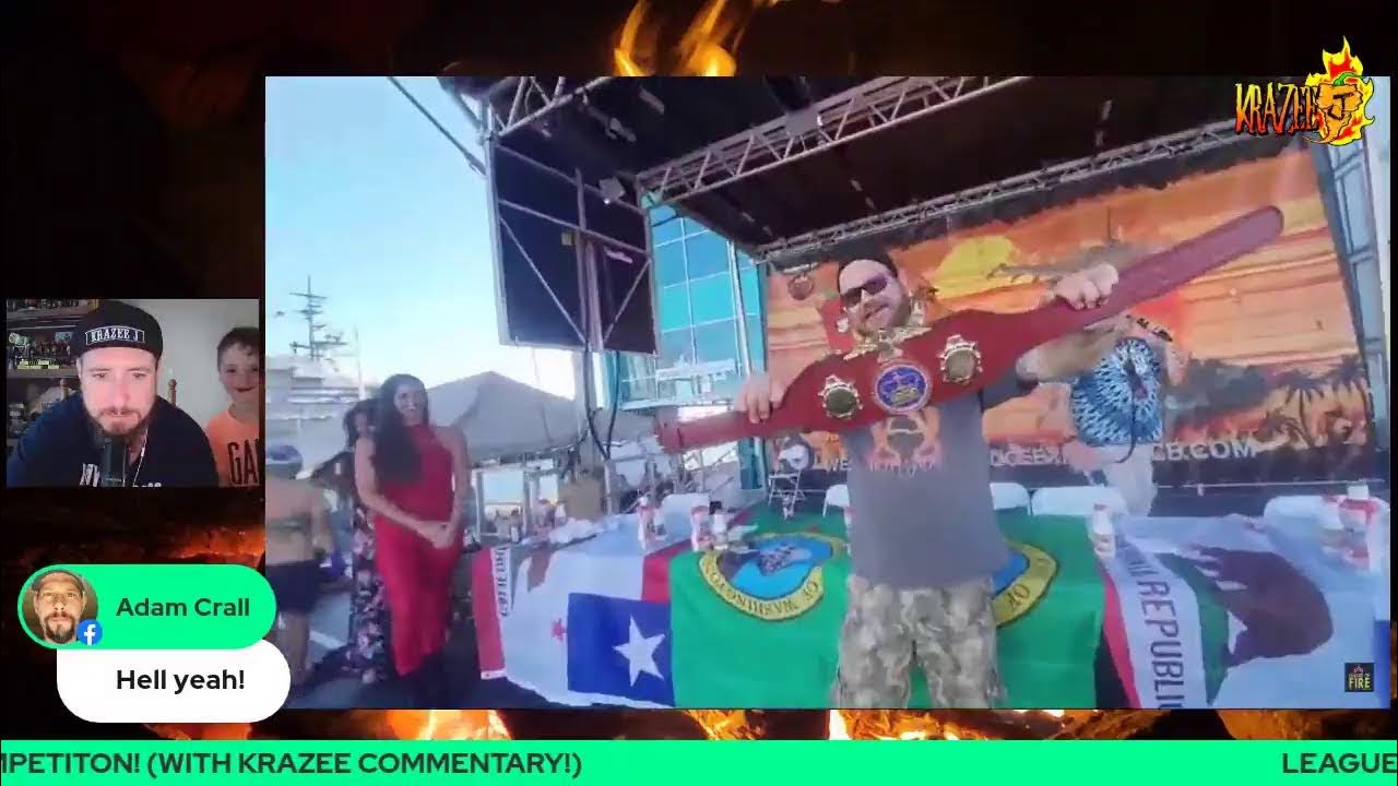 LIVE COMMENTARY FOR THE CHILLI PEPPER EATING CONTEST! YouTube