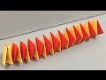 Origami Paper Tape Spring