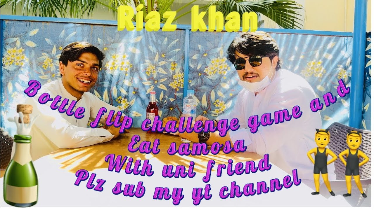 Bottle flip game with friend YouTube