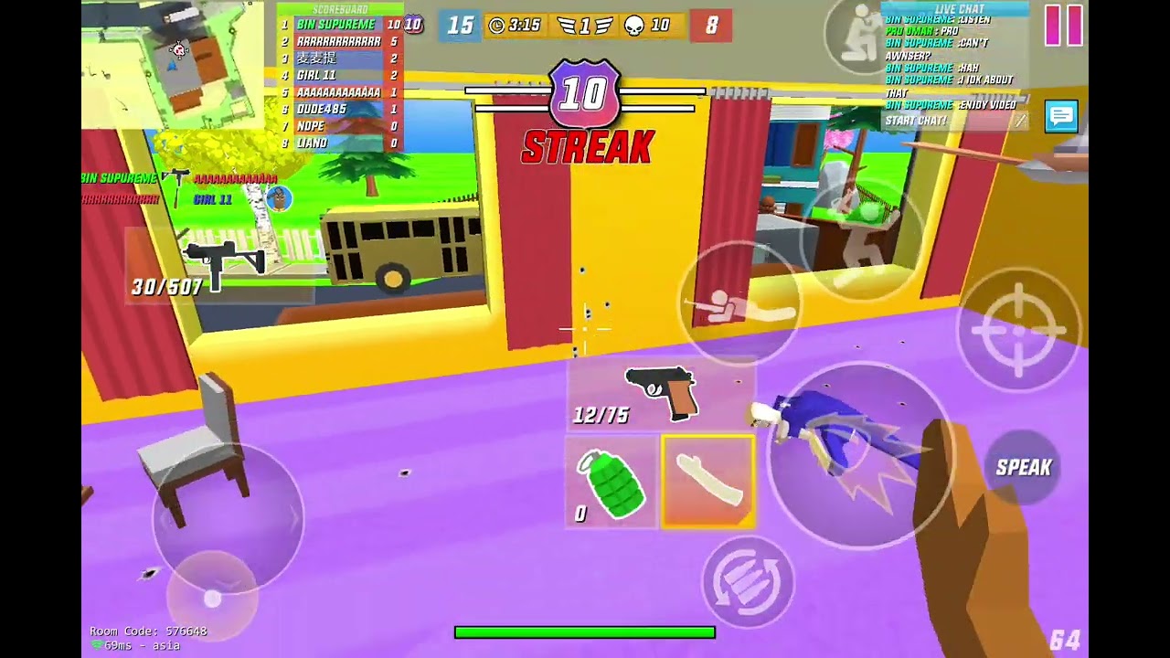 Nay chơi Duzi NHƯNG chat bằng tiếng anh