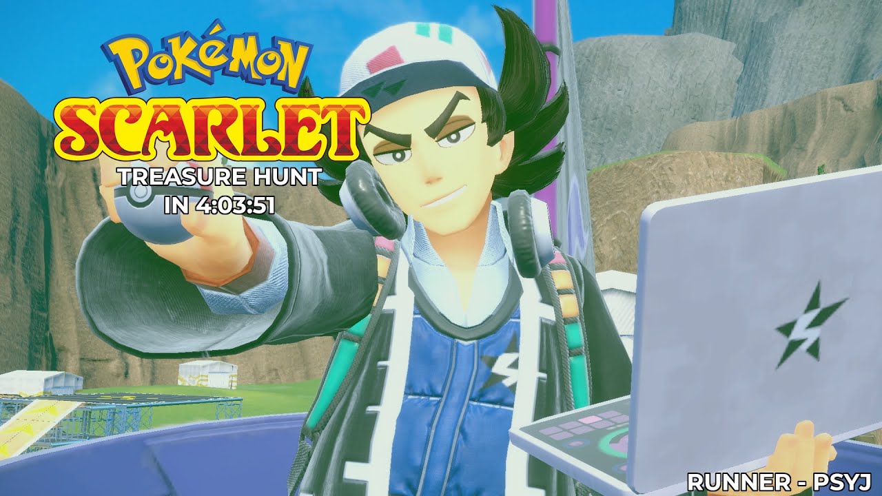 Pokemon Scarlet Treasure Hunt Speedrun in 40351 YouTube