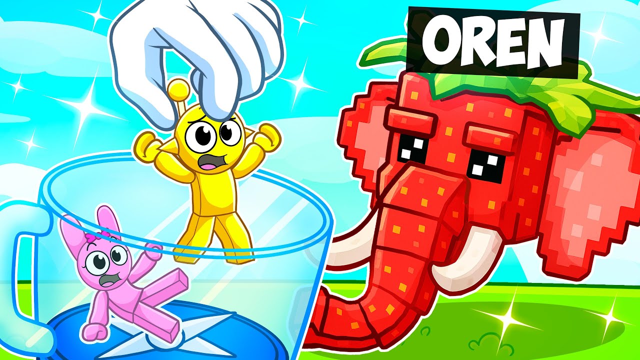 I Became A STRAWBERRY ELEPHANT In Roblox REALISTIC VR HANDS...