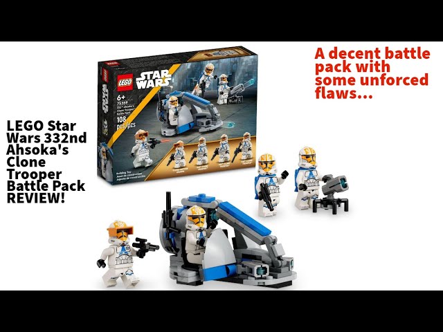 ▻ Review: LEGO Star Wars 75359 Ahsoka's 332 Company Clone Troopers Battle  Pack - HOTH BRICKS