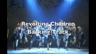 Revolting Children - Instrumental Backing Track - Matilda chords