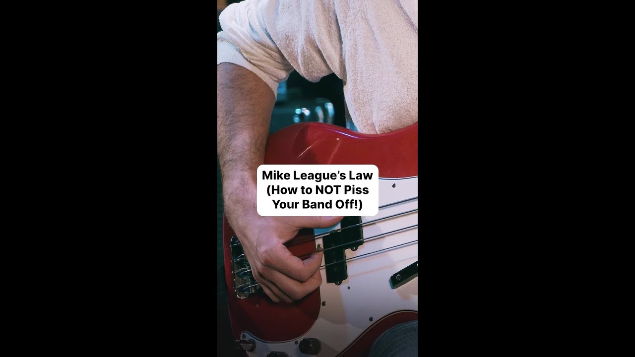 Michael League's Law of NOT Pissing the Band Off auf YouTube ansehen Michael League's Law of NOT Pissing the Band Off auf YouTube ansehen