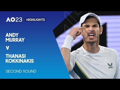 Andy Murray v Thanasi Kokkinakis Highlights | Australian Open 2023 Second Round