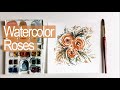Watercolor Roses Tutorial for Beginners