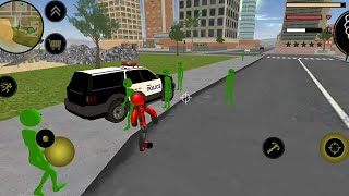 Stickman Rope Hero Vice Town Crime Police Simulator screenshot 4